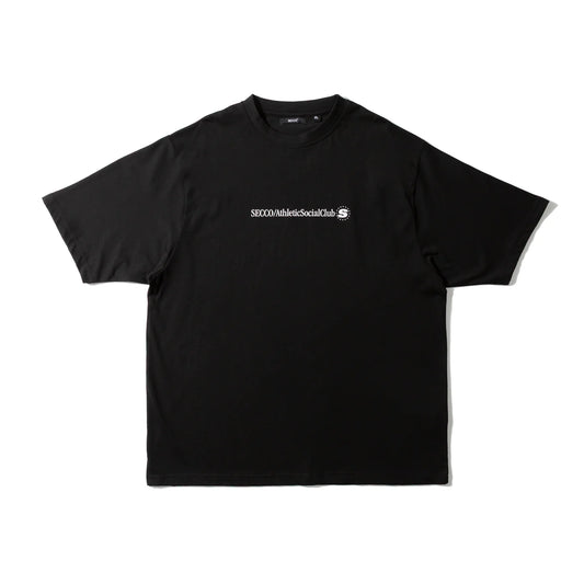 SECCO ATHLETIC SOCIAL BLACK TEE