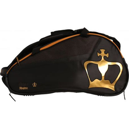 BLACK CROWN THUNDER PADEL BAG-NOIR/TURQUOISE