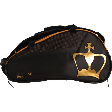 BLACK CROWN THUNDER PADEL BAG-NOIR/TURQUOISE
