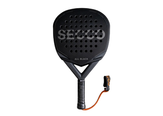 SECCO ALL BLACK PADEL RACKET
