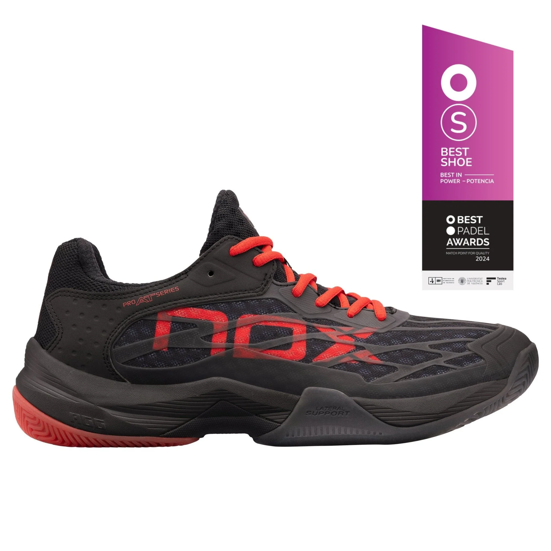 NOX AT10 Lux Negro Rojo – The VPadel Store